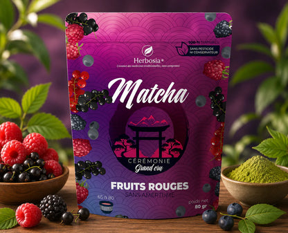 Matcha Cérémonie Grand Cru – Herbosia® (Nature • Fruits Rouges • Exotique)