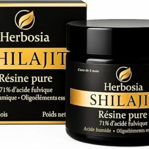 Shilajit Himalaya Herbosia – Résine pure 50 g – avec 71% d'acide fulvique