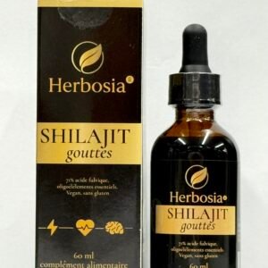 Shilajit Herbosia Gouttes – Énergie & Vitalité naturelle