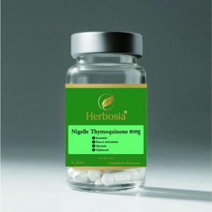 Gélules de Nigelle Riche en Thymoquinone 20 mg – Biodisponibilité Maximale – Vegan & Halal – La Seule Forme Étudiée Scientifiquement