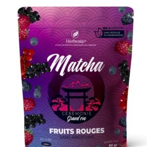 Matcha tradition Japonais Cérémonie 100 % Naturel – Saveur Fruits Rouges & Harmonie Gourmande